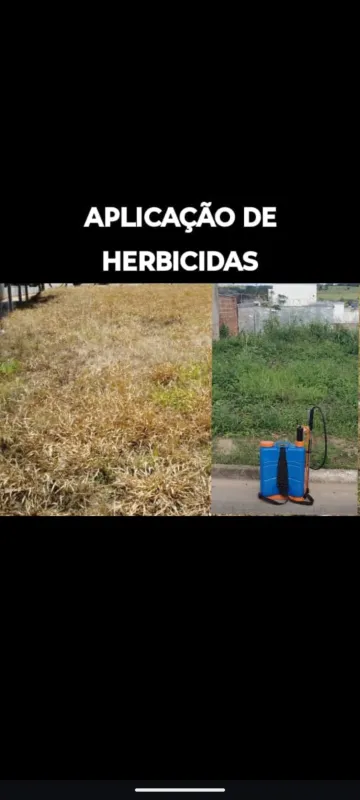 Aplicação de herbicidas 